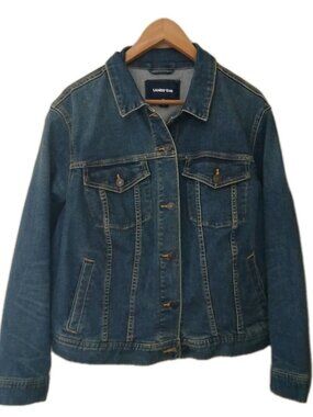 New Lands' End Denim Field Jacket